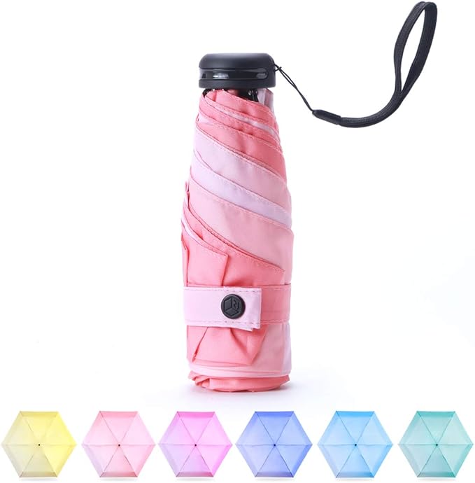 RUMBRELLA Mini Teflon Purse Umbrella With 99% UV Protection for Travel