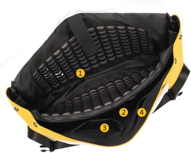 Multifunctional laptop bag, 13.3-16 inch waterproof laptop bag, casual crossbody shoulder handbag for men and women