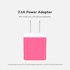 AILKIN 2 Pack Dual USB Wall Chargers, 2.1A, Compatible with iPhone, Samsung, LG, Moto, Kindle, Fast Charging, UL Certified