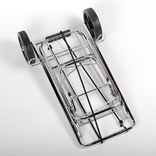ATE Pro. USA Luggage Cart, Metal Rolling Luggage Cart,Folding Storable Luggage Roller