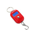 Luggage Weight Scale, 8pcs 25kg/5g Portable Hanging Scale Mini LCD Digital Scale for Fishing Luggage Travel Weighting Electronic Scale,for Travel(Red)