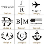 CONTACTS Customized Passport Holder Leather RFID Blocking Passport Wallet Compatible with Airtag Personalized Gift Engrave Name