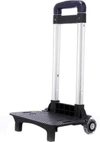 Backpack Trolley 2 Wheels Rolling Luggage Carts Foldable Trolley Cart Aluminium Alloy Hand Cart for School Bags Pet Bag