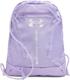 Under Armour Unisex Hustle Sackpack, (538) PURPLE/Metallic Silver, One Size Fits Most