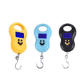 Pocket Portable 50kg/10g LCD Digital Scale Electronic Hand Held Hook Belt Luggage Hanging Scale Backlight Balance Weigting (1pcs Random Color)