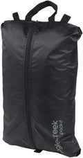 Eagle Creek Pack-It Isolate Shoe Sack - Breathable Shoe Sack for Travel - Lightweight & Portable - Washable - Water-Resistant - Easy-Grab Zipper - Top Handle - Black