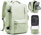 Travel Backpack Women,Carry On Backpack Flight Approved 18x14x8 inches Bag Spirit Airlines Personal ltem,College Sports Hiking Rucksack Waterproof Casual Daypack Laptop Blackpack Men, MintGreen
