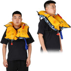 Adult Automatic Inflatable Kayak Vest PFD,Water Sports Vest for Boating Fishing Kayaking SUP Paddleboarding（fit Weight Below 330 lbs）