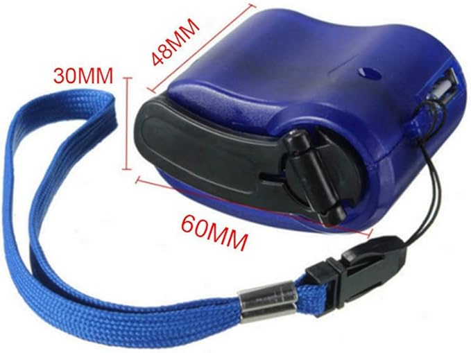 Hand Cranked Charger, USB Hand Crank Phone Charger Hand Power USB Charger for Outdoor Hiking Camping