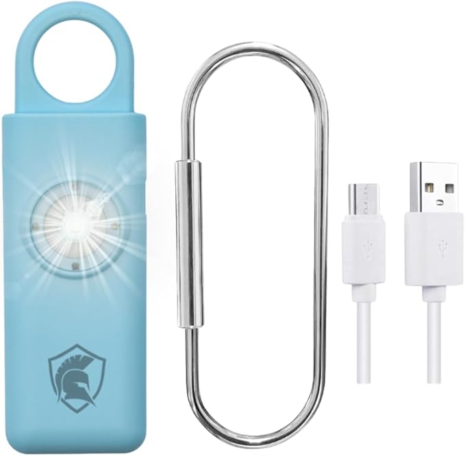 Personal Safety Alarm Rechargeable (Sky Blue)