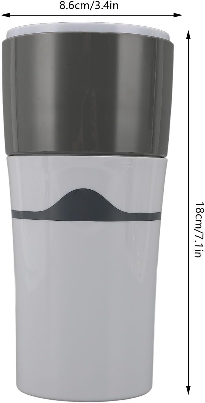 Asixxsix Pour Over Mug for, Portable Stainless Steel Manual Drip Coffee Maker Leakage Proof for Camping Hiking Office Home, Dishwasher