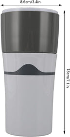 Asixxsix Pour Over Mug for, Portable Stainless Steel Manual Drip Coffee Maker Leakage Proof for Camping Hiking Office Home, Dishwasher