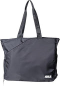 JOOLA Everyday Tote Bag - Pickleball Tote with Paddle Pocket, Laptop Sleeve & Ventilated Shoe Compartment - Black/White/Latte