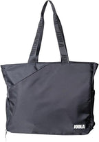 JOOLA Everyday Tote Bag - Pickleball Tote with Paddle Pocket, Laptop Sleeve & Ventilated Shoe Compartment - Black/White/Latte