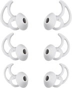 Earbud Replacement Tips Silicone Earbud Tips Compatible with Bose Quietcomfort and Sport Headphone Rubber Tips Ear Bud Covers 3 Pairs S M L Gray