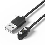 Meliya VeryFit Smartwatch Charger Cable, Magnetic 2 Pin Charging Cable for Veryfit Smart Watch IDW13, IDW19, IDW15, ID208, ID208 Plus, ID208BT, ID207, ID205L, ID206 and More (3.3FT)