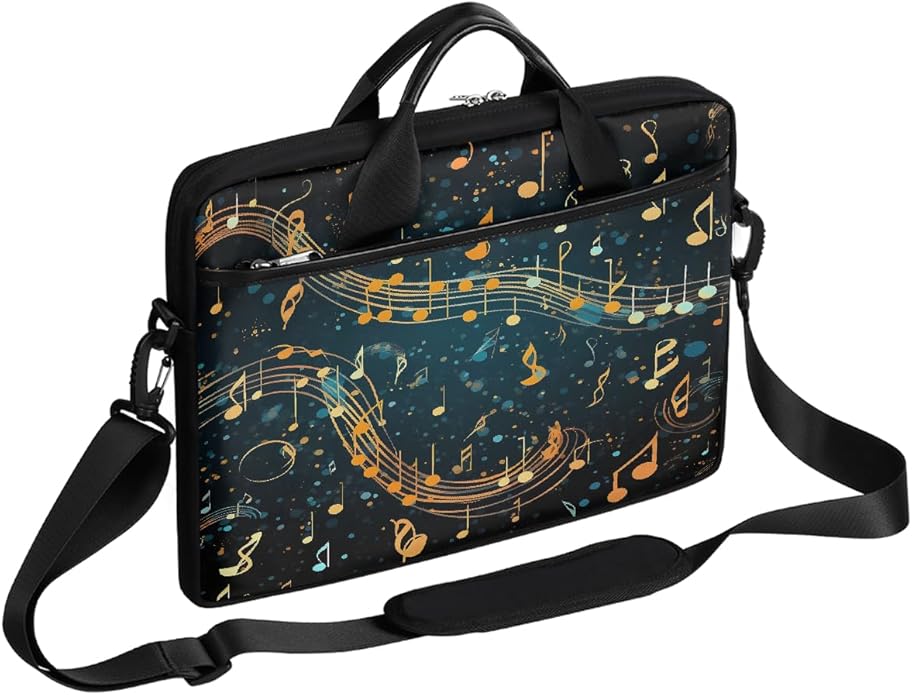 Laptop Shoulder Bag for Women Men, Waterproof Computer Case Messenger Bag Briefcase for Business Office Travel