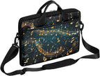 Laptop Shoulder Bag for Women Men, Waterproof Computer Case Messenger Bag Briefcase for Business Office Travel