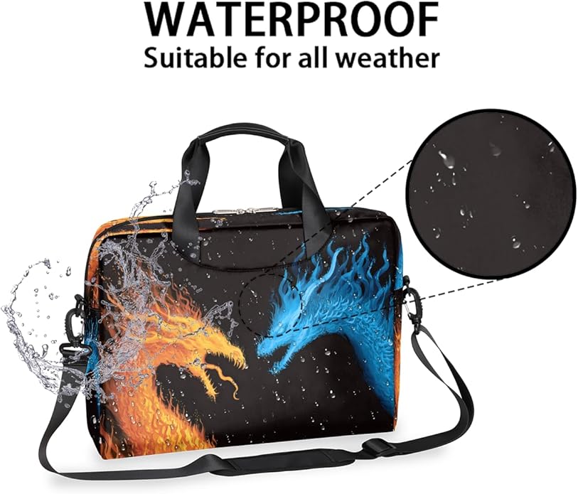 Cute Laptop Shoulder Bag for Women Men, Computer Laptop Bag Laptop Sleeve Case Laptop Satchel Briefcase Carrying Bag QA-1