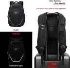 Swissdigital Design TSA Business Laptop Backpack For Men with Apple Find My,Travel Backpack With USB Charging Port,RFID Pockets Presents For Men Fits 15.6 Inch Computer | J16BT9508F-1