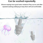 Earplugs for Sleeping Noise Cancelling, Reusable Ear Plugs– Super Soft, Silicone Ear Plug, for Sleeping 8 Pairs, Swimming, Snoring, Concerts, Work, Noisy Places (8 Colors)