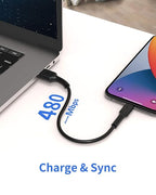 1ft iPhone Charge Cable Short, 5Pack USB to Lightning Cord for Fast Charging Stations 1 Foot Compatible with Apple iPhone 12 11 Pro Max Xs 8 7 6 5 Plus, iPad Air/Mini