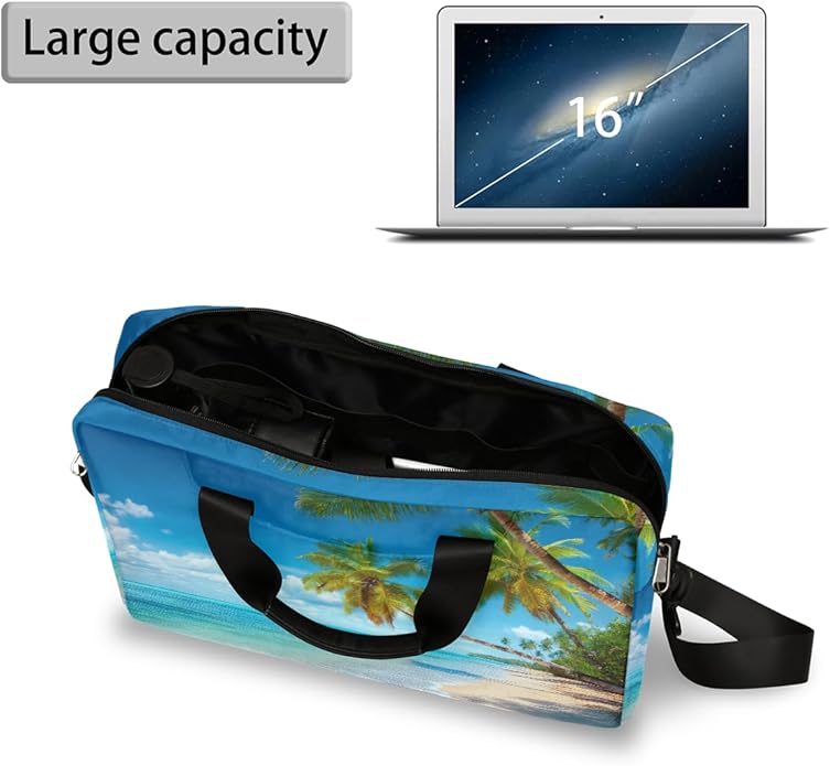 Cute Laptop Shoulder Bag for Women Men, Computer Laptop Bag Laptop Sleeve Case Laptop Satchel Briefcase Carrying Bag QA-1
