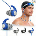 Swimming Ear Plugs for Adults with Lanyard, 3 Pairs Waterproof Reusable Soft Silicone Swim Earplugs for Pool, Surfing, Diving, Showering