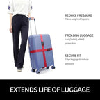 Luggage Straps 2-80Red