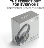 ARTIX CL750 Wired Headphones with Mic — Noise Isolating On-Ear Headphones for Computer and Laptop Wired, Plug in Corded Headphone with Wire (Foldable, Aux Jack 3.5mm)