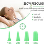 LYSIAN Foam Ear Plugs for Sleeping, 60 Pairs, SNR 38dB Noise Reduction Earplugs, Soft Slow Rebound Earplugs for Snoring, Study, Travel, Concerts, Work and Hearing Protection, Green