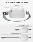 WATERFLY Waist Packs Fanny Pack: Small Fashion Belt Bag Casual Waist Bag for Women Men Hip Pack for Walking Hiking Everywhere