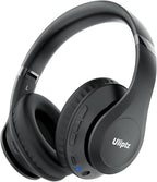 Uliptz Wireless Bluetooth Headphones, 65H Playtime, 6 EQ Sound Modes, HiFi Stereo Over Ear Headphones with Microphone, Foldable Lightweight Bluetooth 6.0 Headset for Travel/Office/Cellphone/PC