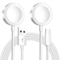 𝟐𝟎𝟐𝟔 𝐔𝐩𝐠𝐫𝐚𝐝𝐞𝐝 for Apple Watch Charger Magnetic Fast Charging Cable [Portable] Magnetic Wireless Charging Compatible with iWatch Series Ultra/10/9/8/7/6/SE/SE2/5/4/3/2-[3.3FT] White