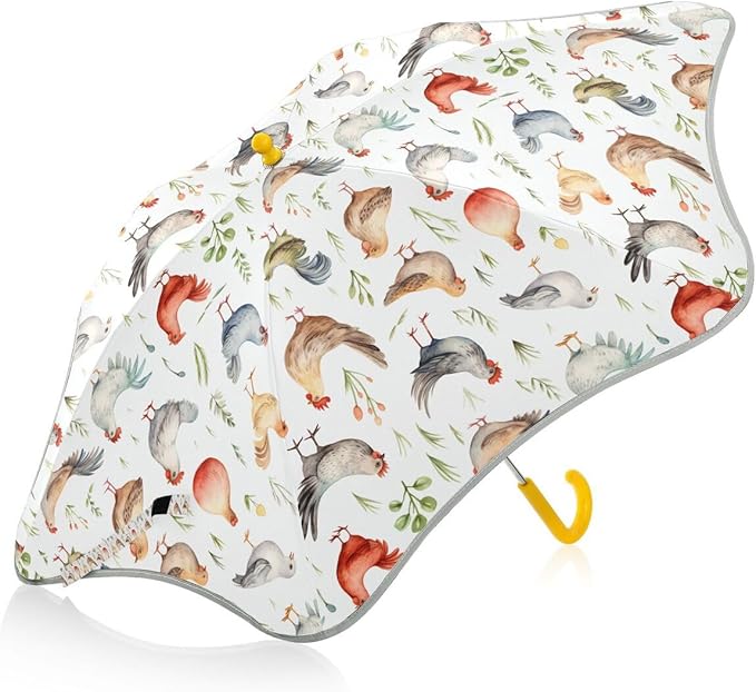 ALAZA Kids Umbrella Stick Umbrellas Cute Umbrella for Boys Girls Toddler UV/Sun Rain Windproof