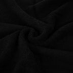 CASA COPENHAGEN Solitaire 2Pcs 100% Egyptian Cotton Large Designer Bathsheet Towels Gift Set- Black, 600GSM, 35"x70" 2Bath Sheet Towels for Bathroom Set for Women & Men