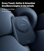 TORRAS 10,000mAh, Qi2 Certified,15W Fast Wireless Portable Charger with USB C Cable, 20W in/Out Wired Charging Power Bank with Stand, Magnetic Battery Pack for iPhone 17 Pro Max/16/15/14/13/12