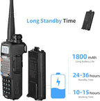 BAOFENG UV-5R Upgraded Version 8W ham Radio, 2rd gen UV5R (UV5R Upgrade Version) 1 Pack