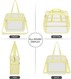 USPECLARE Clear Bag for Stadium Events,Transparent Bag for Work Sports Games Concerts Travel Gym