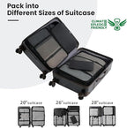 BAGAIL 6 Set/8 Set/10 Set Packing Cubes Various Sizes Packing Organizer for Travel Accessories Luggage Carry On Suitcase