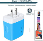 Wall Charger, USB Charger Adapter, AILKIN 4.8A 4Multi Port Fast Charging Station Power Base Block Plug Cube Brick for iPhone, iPad, Samsung Galaxy, Moto, Google Pixel, Kindle Fire Plug Cargador Carro