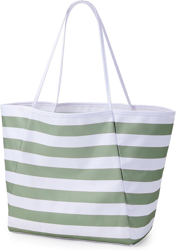 KALIDI Beach Tote Bag Women Large Waterproof Sandproof Shoulder Handbag Packable Grocery Bag Hobo Purse for Picnic Vacation