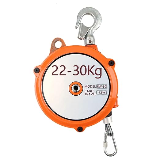 Adjustable Retractable Hanging Scale, 1pc Spring Balance with 1.5m Rope, 22-30kg Capacity, Perfect for Luggage & Package Weighing, Portable & Durable Design