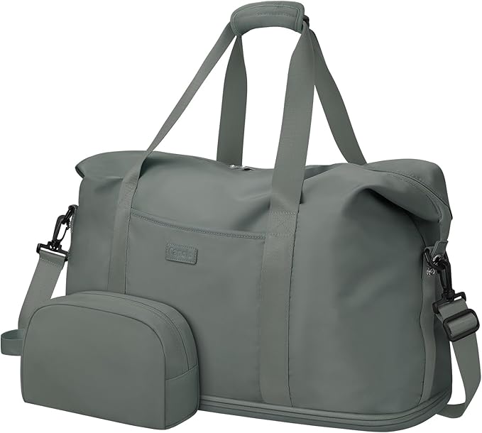 Expandable Travel Duffle Bags Weekender Overnight Bags for Women Men Hospital Bag for Women Labor Delivery with Toiletry Bag Waterproof