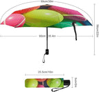 Cowboy Black Hat Western Boots Umbrellas for Rain Portable Travel Umbrellas Lightweight Automatic Windproof Folding Umbrella Compact Outdoor Beach Umbrella for Women, Men