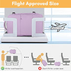 Taygeer Travel Backpack for Men Women, Airline Approved Underseat Personal Item with 17.3 inch Laptop Compartment, TSA Friendly Mochila for Business Hiking Weekend, Carry On Backpack, Orchid Purple
