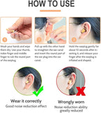 LYSIAN Slim Fit Foam Ear Plugs for Small Ear Canals, 100 Pairs 35dB SNR Noise Reduction Earplugs for Work, Travel and Discreet Daily Use, Women, Teens, Beige