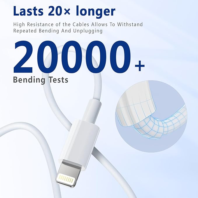 USB C to Lightning Cable 3FT [Apple MFi Certified] iPhone Fast Charger Type C to Lightning Cable for iPhone 14 13 12 11 Pro Max Xr Xs 8 7 6 Plus SE (2Pack)