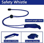 Amzonly Emergency Whistle, 120db Safety Whistle Survival Shrill Loud for Camping Hiking Hunting Boating Fishing Life Vest Jacket Rescue Signaling Kids Lifeguard 5 Pack