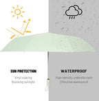 SY COMPACT Umbrella Automatic Travel Waterproof Light Folding Umbrellas Easy Carry for Women and Men